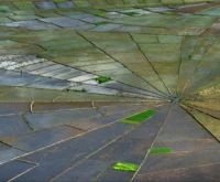 Spiderweb rice terraces