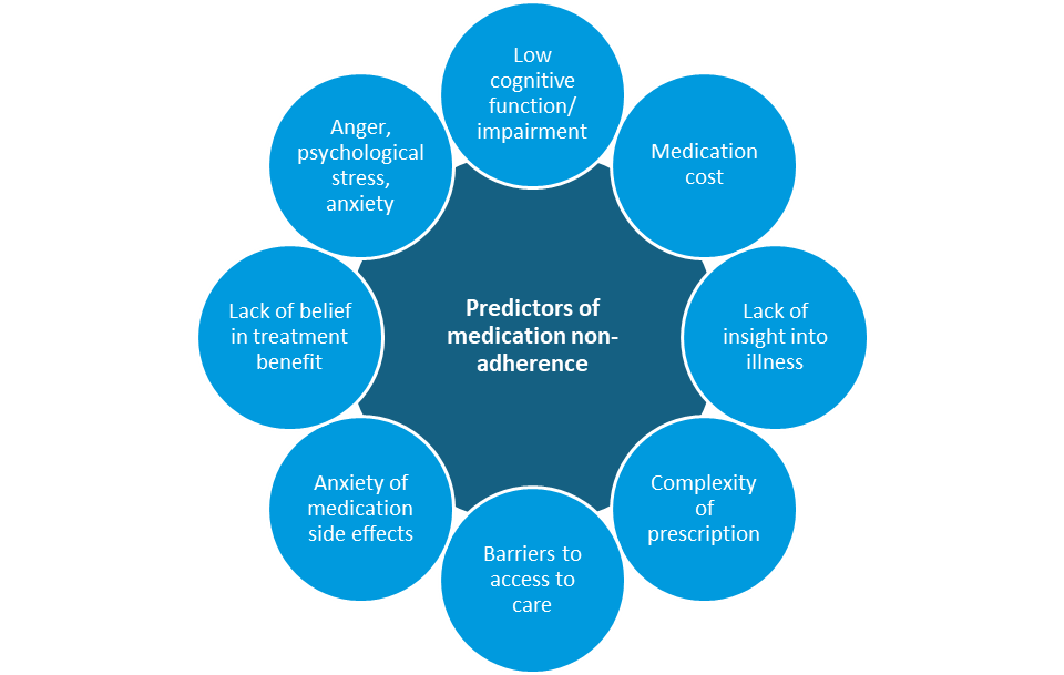 Figure 1: Predictors of medication non-adherence.