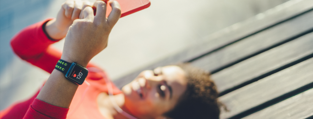 Woman on her smartphone