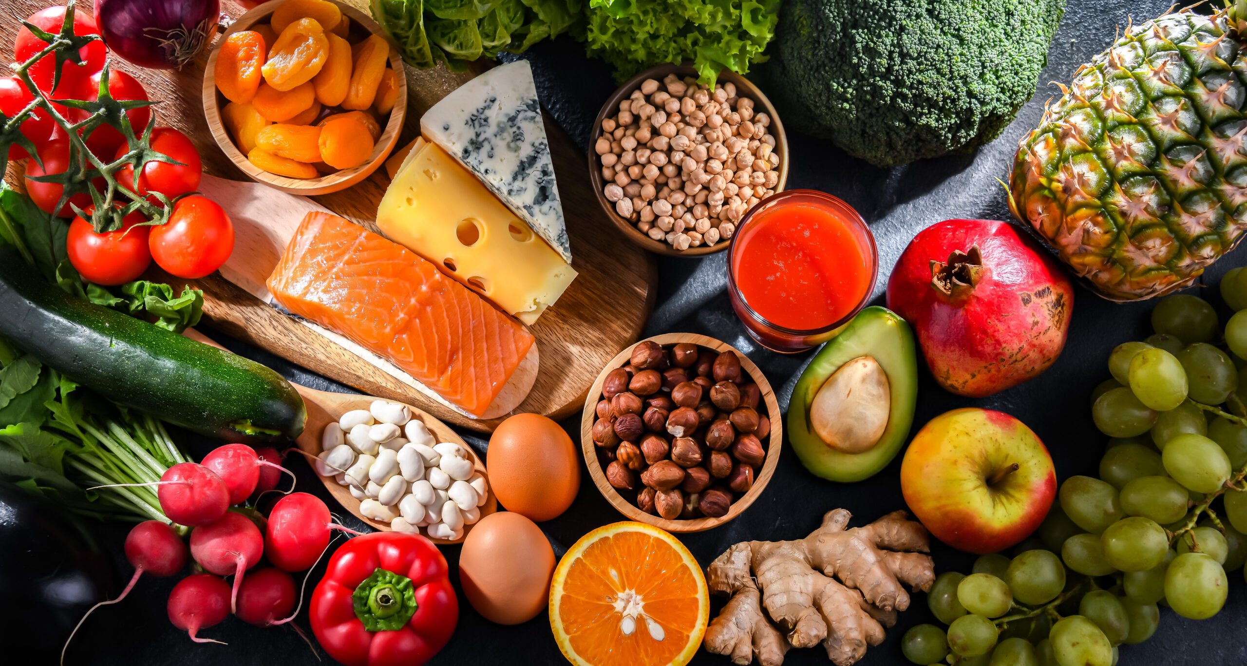 Nutrient-rich Mediterranean diet